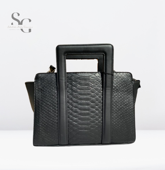 Black Crocodile Kol Çantası 